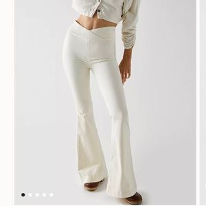 Free People Venice Beach Flare Pull-On Jeans